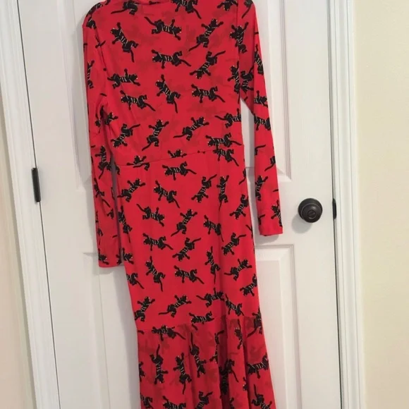 Diane Von Furstenberg Panther Dress- L - Picture 3 of 4